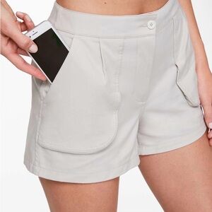 Lululemon This Instant Shorts Neutral Silverstone GUC Size 12